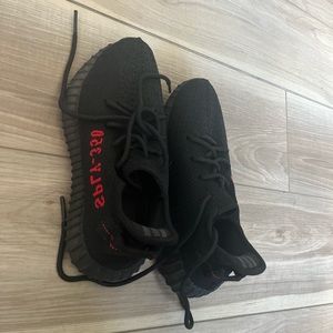 Red and Black Yeezys